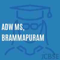 Adw Ms, Brammapuram Middle School Logo