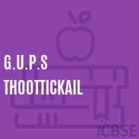 G.U.P.S Thoottickail Upper Primary School Logo