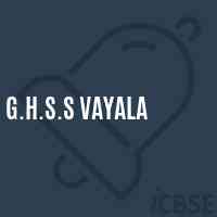 G.H.S.S Vayala High School Logo