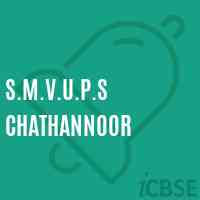 S.M.V.U.P.S Chathannoor Upper Primary School Logo