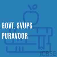 Govt. Svups Puravoor Middle School Logo
