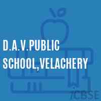 D.A.V.Public School,Velachery Logo