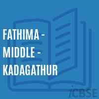 Fathima - Middle - Kadagathur Middle School Logo
