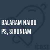Balaram Naidu Ps, Siruniam Primary School Logo