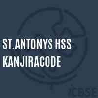 St.Antonys Hss Kanjiracode High School Logo