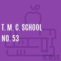 T. M. C. School No. 53 Logo
