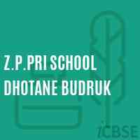 Z.P.Pri School Dhotane Budruk Logo