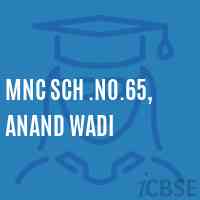 Mnc Sch .No.65, Anand Wadi Primary School Logo