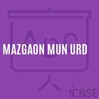 Mazgaon Mun Urd Middle School Logo