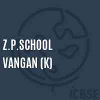 Z.P.School Vangan (K) Logo