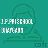 Z.P.Pri School Bhaygaon Logo