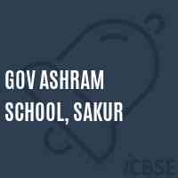Gov Ashram School, Sakur Logo