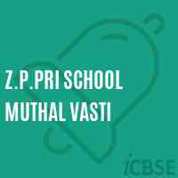Z.P.Pri School Muthal Vasti Logo