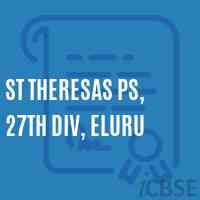 St Theresas Ps, 27Th Div, Eluru Primary School Logo