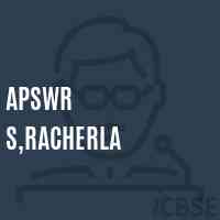 Apswr S,Racherla Secondary School Logo