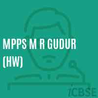 Mpps M R Gudur (Hw) Primary School Logo