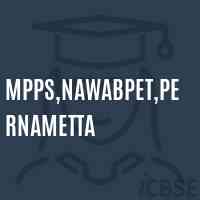 Mpps,Nawabpet,Pernametta Primary School Logo