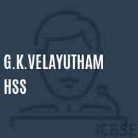 G.K.Velayutham Hss High School Logo