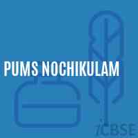 Pums Nochikulam Middle School Logo