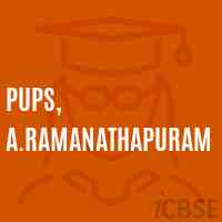 Pups, A.Ramanathapuram Primary School Logo