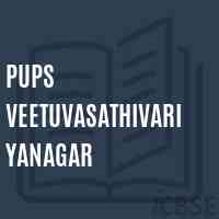 Pups Veetuvasathivariyanagar Primary School Logo