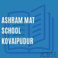 Ashram Mat School Kovaipudur Logo