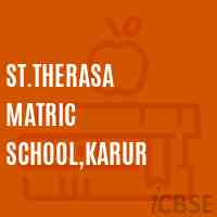 St.Therasa Matric School,Karur Logo