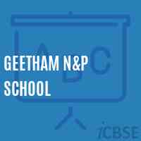 Geetham N&p School Logo