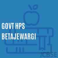 Govt Hps Betajewargi Middle School Logo