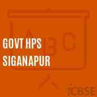 Govt Hps Siganapur Middle School Logo
