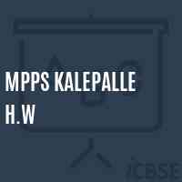 Mpps Kalepalle H.W Primary School Logo