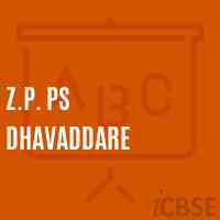 Z.P. Ps Dhavaddare Primary School Logo