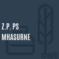 Z.P. Ps Mhasurne Primary School Logo