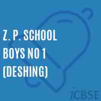 Z. P. School Boys No 1 (Deshing) Logo