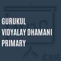Gurukul Vidyalay Dhamani Primary Middle School Logo