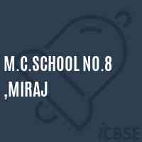 M.C.School No.8 ,Miraj Logo