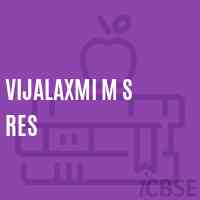 Vijalaxmi M S Res Middle School Logo