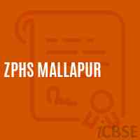 Zphs Mallapur Secondary School Logo