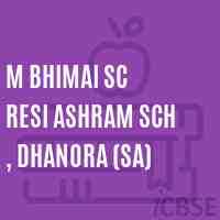 M Bhimai Sc Resi Ashram Sch , Dhanora (Sa) School Logo