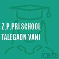 Z.P.Pri School Talegaon Vani Logo