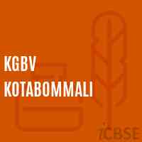 Kgbv Kotabommali Secondary School Logo