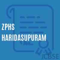 Zphs Haridasupuram Secondary School Logo
