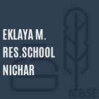 Eklaya M. Res.School Nichar Logo