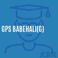 Gps Babehali(G) Primary School Logo