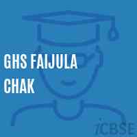Ghs Faijula Chak Secondary School Logo