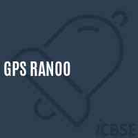 Gps Ranoo Primary School Logo