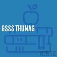 Gsss Thunag High School Logo