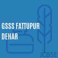 Gsss Fattupur Dehar High School Logo