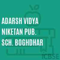 Adarsh Vidya Niketan Pub. Sch. Boghdhar Secondary School Logo