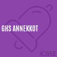 Ghs Annekkot Secondary School Logo